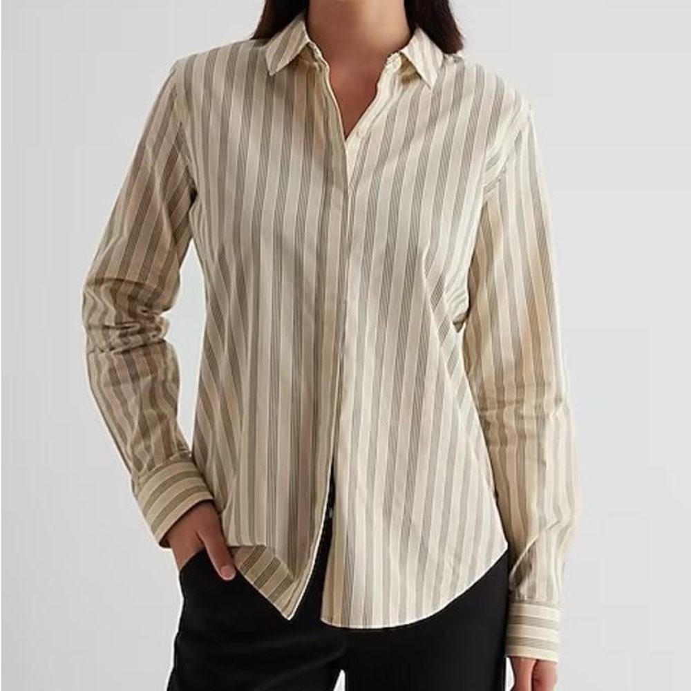 NWT Express Striped Portofino Shirt